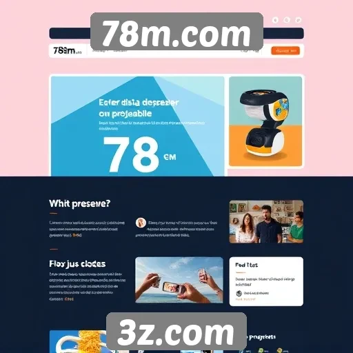 Análise da interface do usuário do site 78m.com