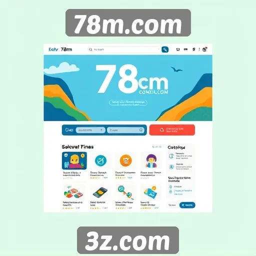 Análise da interface do usuário do 78m.com